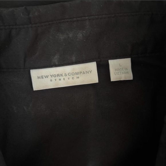 New York & Company Black Button-Down Shirt - Picture 4 of 5